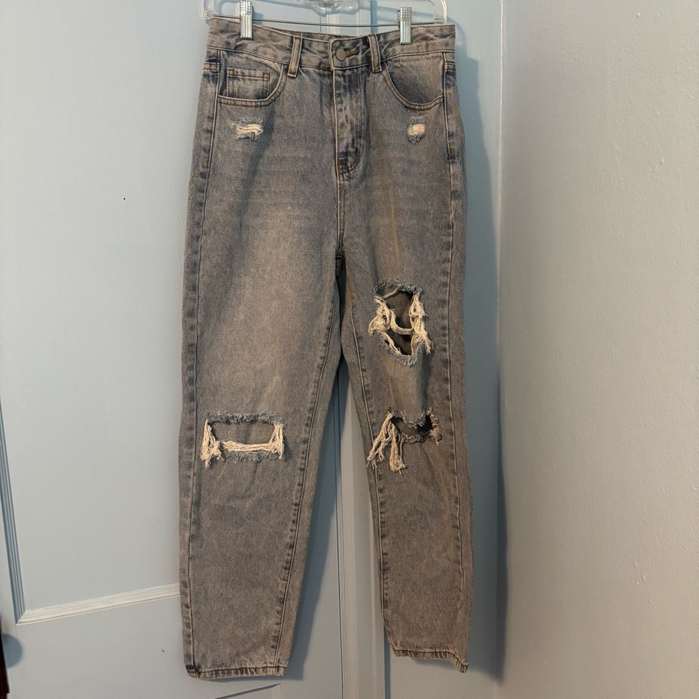 SHEIN Blue Denim Jeans